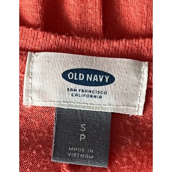 Old Navy Top Raglan Long Sleeve T Shirt Longer Back Round Neck Lightweight Small - Picture 3 of 3